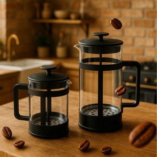 Cafeteira Prensa Francesa 600ml /300ml Café Expresso Leite Cremoso